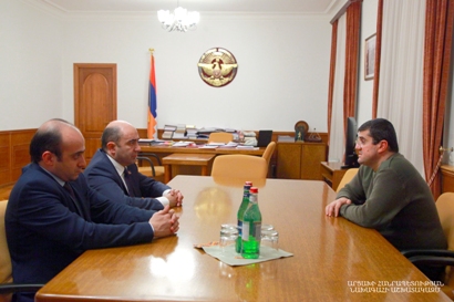 Karabakh President receives delegation of Armenia Parliament's opposition faction