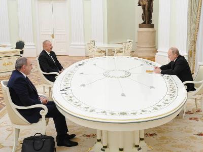 Putin, Pashinyan and Aliyev sign statement on new steps to develop infrastructure projects in Karabakh
