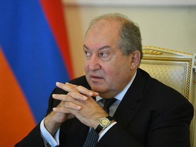 Armenia President is hospitalized