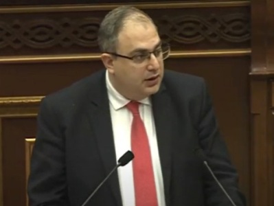 Armenia National Assembly considering Gagik Jhangiryan's candidacy as Supreme Judicial Council member