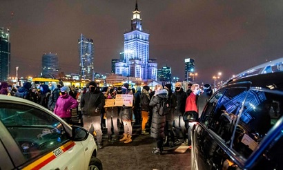 Anti-abortion protests taking place in Poland for 3rd day