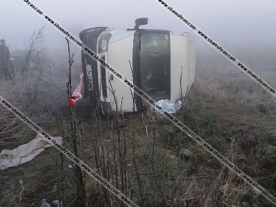 Ողբերգական վթար Արարատի մարզում․ 28-ամյա վարորդը Ford Transit-ով, կողաշրջված վիճակում, հայտնվել է դաշտում. նա մահացել է