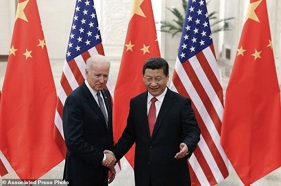 US-China relations do not have to be one of conflict, says Biden