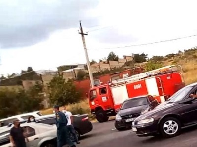 Цепная авария в Ереване: Столкнулись пять автомобилей