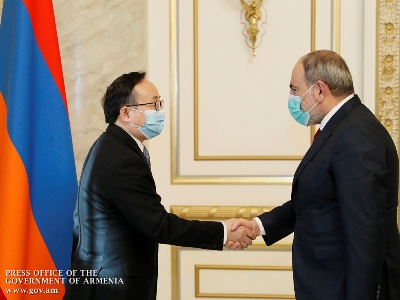 Пашинян обсудил с послом КНР перспективы развития двустороннего сотрудничества