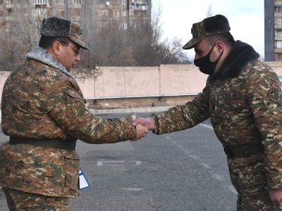 Պարգեւատրվել են լավագույն զինծառայողները