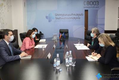Armenia health minister, EU Ambassador discuss partnership in healthcare system