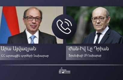 Տեղի է ունեցել Հայաստանի և Ֆրանսիայի ԱԳ նախարարների հեռախոսազրույցը