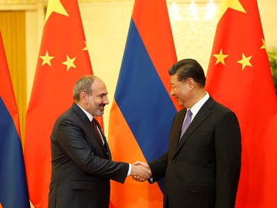 Armenia PM congratulates China president, premier
