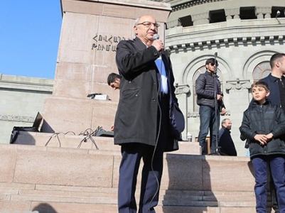 Armenian opposition's candidate for PM to meet with citizens at Liberty Square today