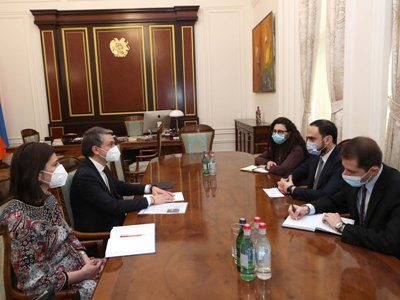 Armenia Deputy PM meets with outgoing UNDP Resident Representative