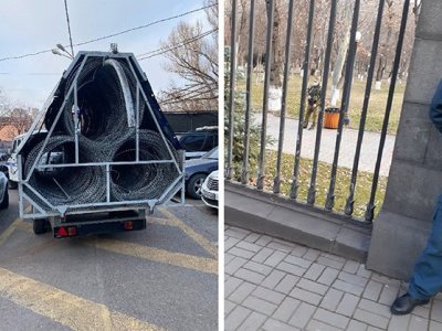Փշալարեր և զինված անձանց խիստ հսկողություն Ազգային ժողովի տարածքում և շուրջը․168.am (ֆոտո)