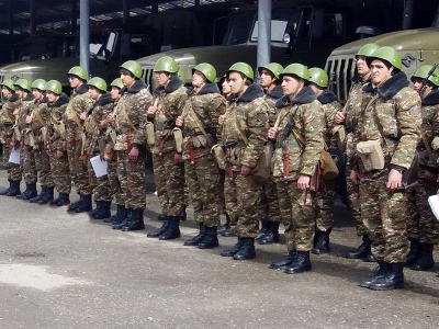 Military units of 1st military formation of Armenian army brought to high degree of combat readiness