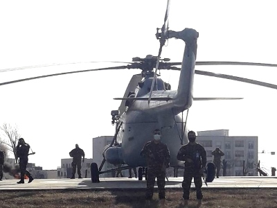 Armenian peacekeepers in Kosovo participate in multinational military exercise