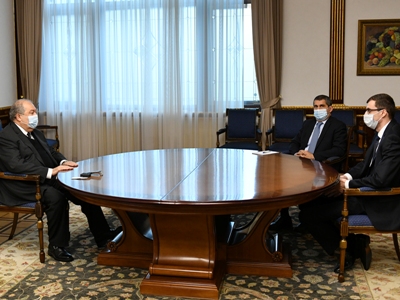 Armenia President receives labor, social affairs minister