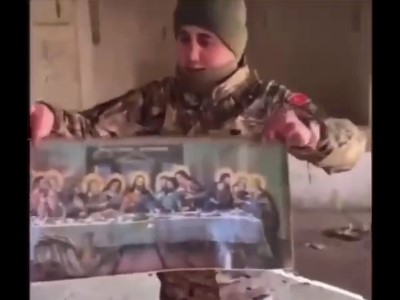 Armenia ombudsman: Azerbaijan soldiers cynically insult, vandalize Armenian church in Artsakh (VIDEO)