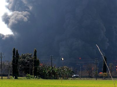 Indonesia blast: At least 14 people are wounded