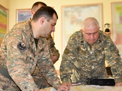 Armenia Armed Forces 2nd military formation holds staff training session