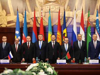 CIS Foreign Ministers Council wide-format session kicks off