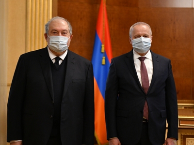 Armenia President, Russia Ambassador discuss issues on Armenian-Russian agenda