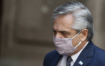 Argentina president tests positive for coronavirus