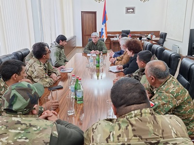 Արցախի ԱԽ քարտուղարն ընդունել է Հայաստանի եզդիական համայնքի մի խումբի անդամների