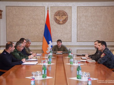 Արցախի նախագահը խորհրդակցություն է հրավիրել ներքին անվտանգության ապահովման որոշ հարցերի շուրջ