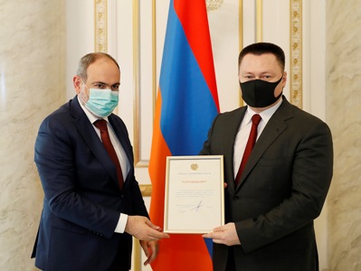 Armenia's Pashinyan receives Prosecutor General of the Russian Federation