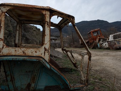 ICRC shares photos of abandoned agricultural equipment near Armenian-Azerbaijani border (PHOTOS)