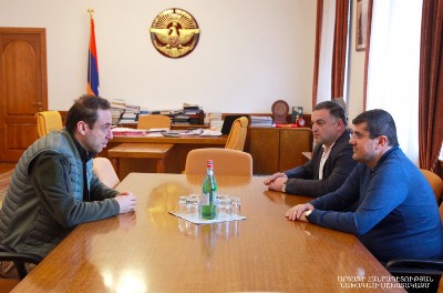 Արցախի նախագահը Հայկ Մարությանի հետ քննարկել է Երևանի և Ստեփանակերտի միջև համագործակցության ընդլայնման հարցը