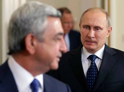 Newspaper: Russia’s Putin very offended by Armenia ex-President Sargsyan