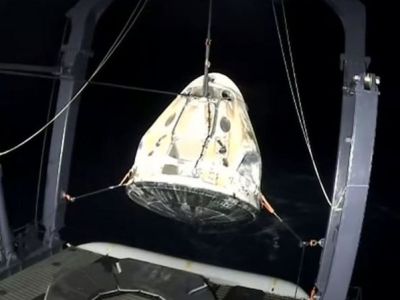 NASA-ի տիեզերագնացները հանգրվանել են Ֆլորիդայի մերձակայքում