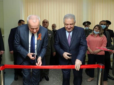 Armenia MOD Military University opens classroom for Russian language courses