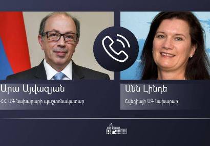 Արա Այվազյանը հեռախոսազրույց է ունեցել ԵԱՀԿ գործող նախագահի հետ