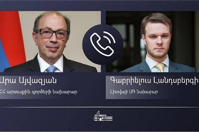 Armenia acting FM and his Lithuanian counterpart declare need to neutralize threats to stability and peace in region