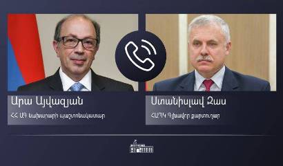 Armenia acting FM holds telephone conversation with CSTO chief