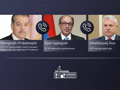 Արա Այվազյանը հեռախոսազրույցներ է ունեցել ՀԱՊԿ ԱԳ նախարարների խորհրդի նախագահի և ՀԱՊԿ գլխավոր քարտուղարի հետ