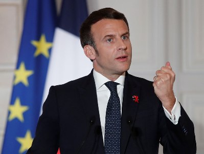 Macron says NATO must stick to values, with subtle hint of Turkey