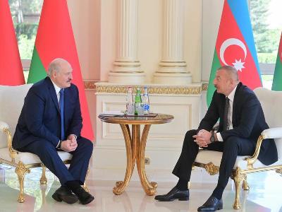 Lukashenko, Aliyev discuss situation on Armenia-Azerbaijan border