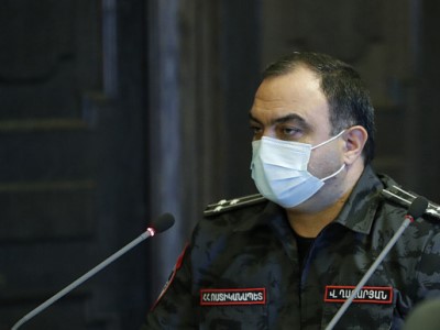 Начальник Полиции Армении в 2020 году получил премиальные на сумму 6 млн 800 тысяч драмов