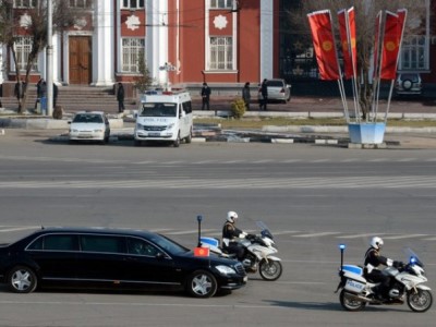 Ղրղզստանի նախագահի ավտոշարասյունը վթարի է ենթարկվել
