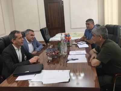 Security Council chief meets with head of Red Cross mission to Artsakh