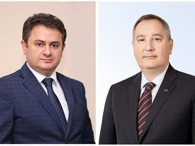 Հայկ Չոբանյանը հանդիպել է «Ռոսկոսմոս»֊ի գլխավոր տնօրեն Ռոգոզինի հետ