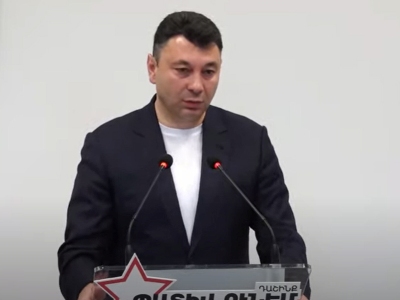 Eduard Sharmazanov: "I Have the Honor" bloc is not adversary of ex-PM Karen Karapetyan