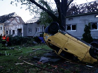 About 150 people injured due to tornado in Czech Republic
