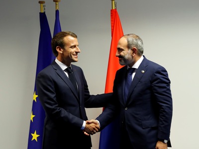 France’s Macron to Armenia’s Pashinyan: I will be glad to continue with you the work we jointly launched