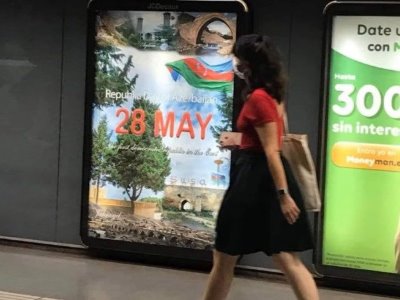 Barcelona Metro removes Azerbaijani posters
