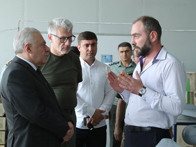 Armenia acting MOD pays visits to arms industry companies