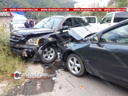 Ավտովթար Լոռու մարզում. բախվել են Ford Focus-ը, KIA Sorento-ն ու Opel Zafira-ն. կա 5 վիրավոր