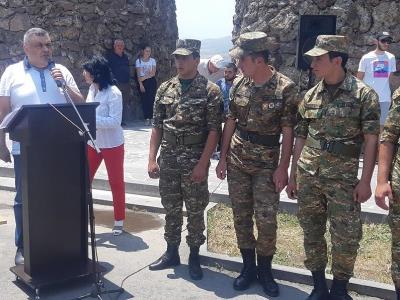 Այսօր 1-ին զորամիավորման 44-օրյա պատերազմի մասնակիցները հանդիսավոր զորացրվել են․ ՊՆ